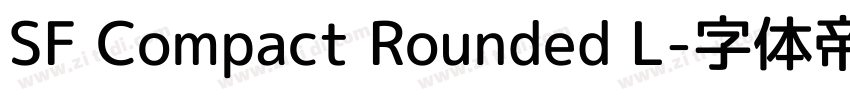 SF Compact Rounded L字体转换